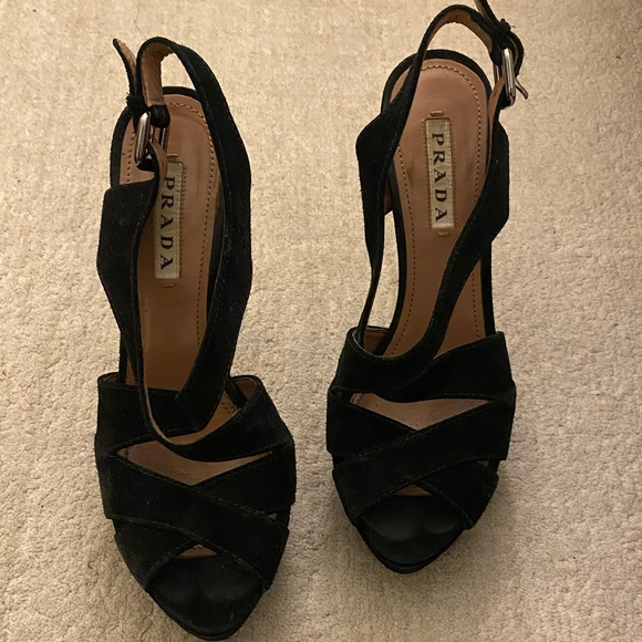 Prada suede platform heels - Picture 4 of 7